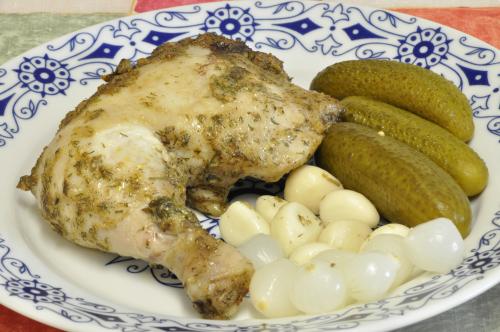 Jak uvařit grilované kuře v marinádě  anča? Snadné recept, připravený za 30 - 45 minut